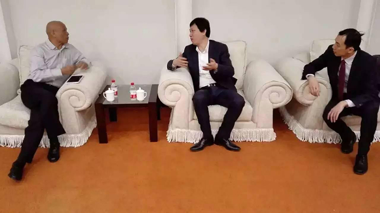 賽伯樂董事長朱敏一行大連訪問