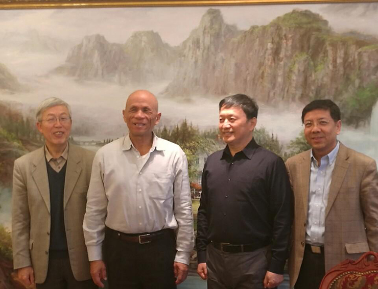 賽伯樂董事長朱敏一行大連訪問